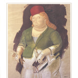 FERNANDO BOTERO Mujer con Sombrero Rojo (no text), 1991