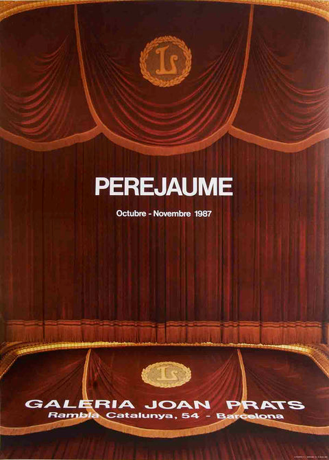 BORREL GUINART PEREJAUME Galeria Joan Prats, 1987