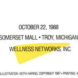 KEITH HARING Art Attack on AIDS, 1988