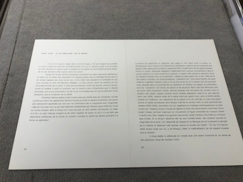 GEORGES BRAQUE La Charrue, 1960