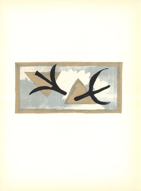 GEORGES BRAQUE En Vol, 1959