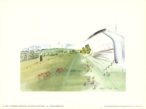 RAOUL DUFY The Stands at Saint-Cloud