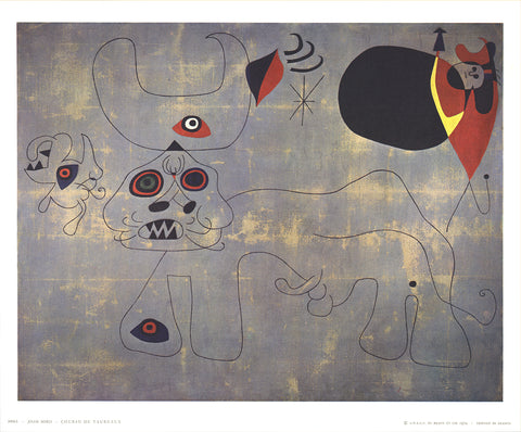 JOAN MIRO The Bullfight, 1974