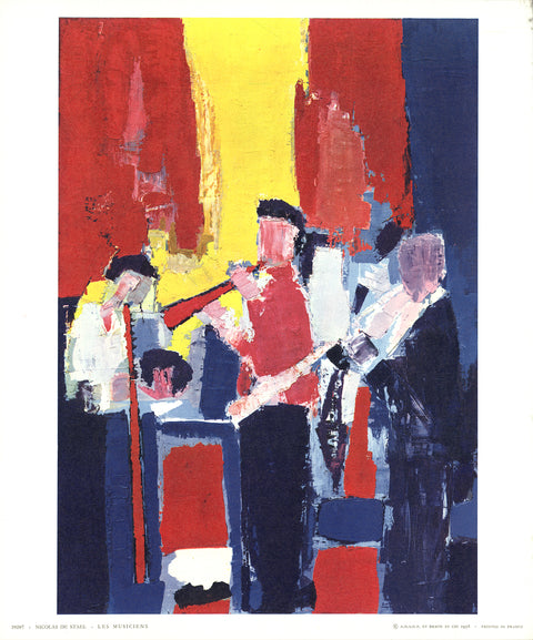NICOLAS DE STAEL Jazz Players also known as the Musicians, 1958