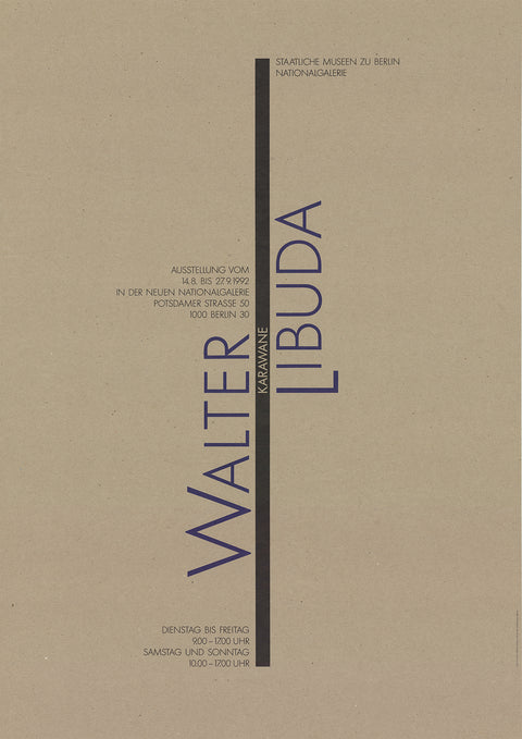 WALTER LIBUDA Karawane, 1992