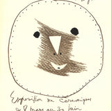 PABLO PICASSO Exposition de Ceramiques, 1958