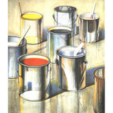 WAYNE THIEBAUD Paint Cans (No text), 1990