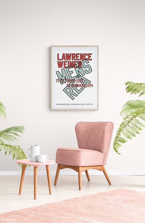 LAWRENCE WEINER Mens Rea, 2013 - Signed