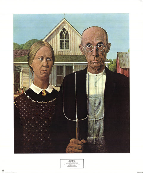 GRANT WOOD American Gothic, 1982