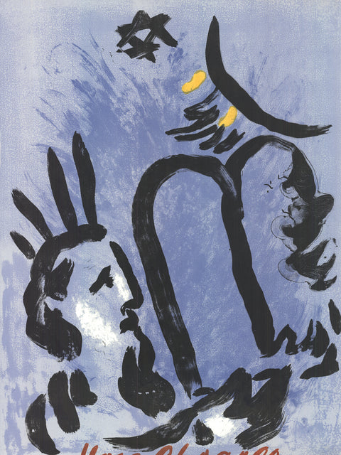 MARC CHAGALL Moses and the Tablets, 1960