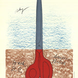 CLAES OLDENBURG Scissors as Monument (No text), 1968