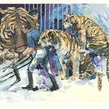 WAYLAND MOORE Three Tigers in the Circus, 1985