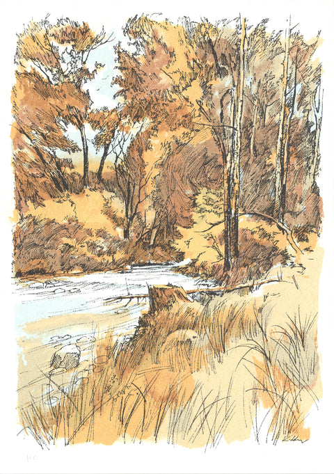 LAURIE KIDDER Forest Scene, 1975