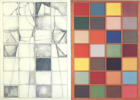 JIM DINE Self-Portrait Next to a Colored Window (No Border), 2010