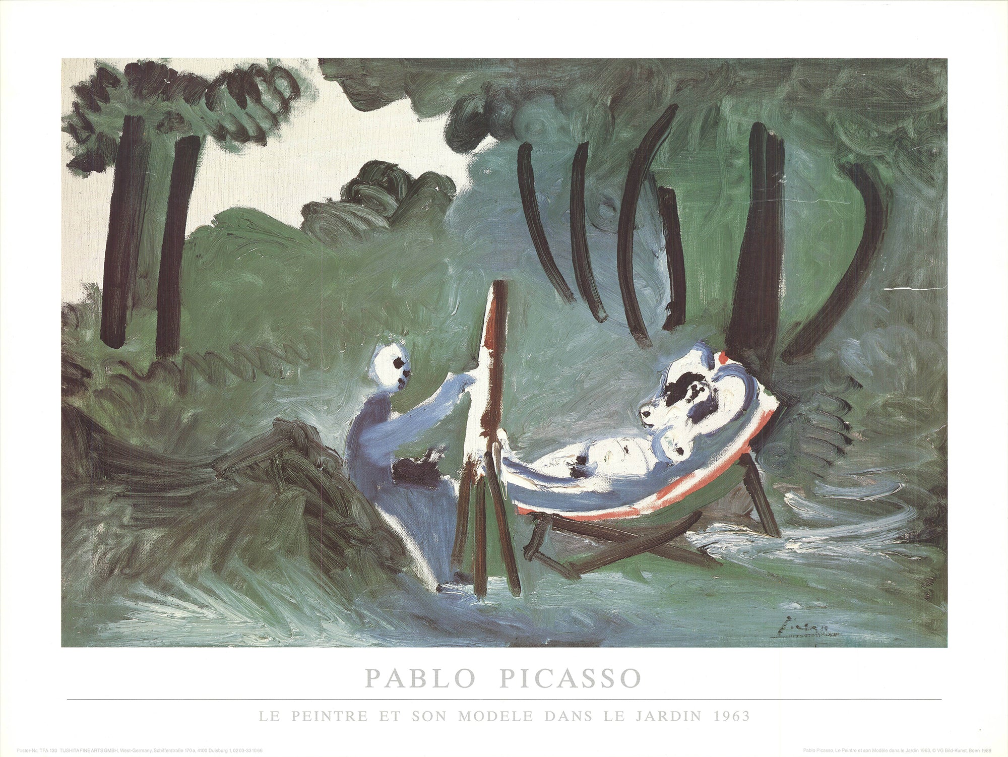 PABLO PICASSO Le Peintre Et Son Modele Dans Le Jardin, 1989 – ArtWise