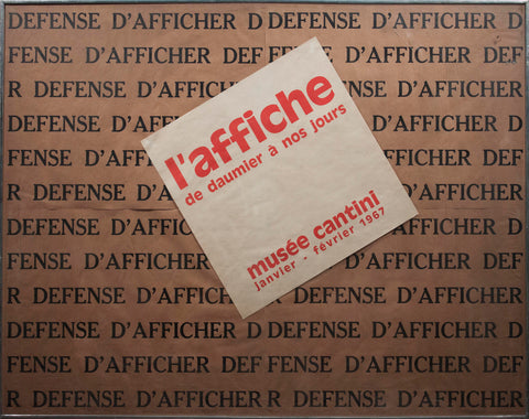 ARTIST UNKNOWN l'affiche de daumier a nos jours, 1967