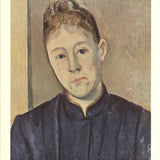 PAUL CEZANNE Portrait Of Mme Cezanne, 1940