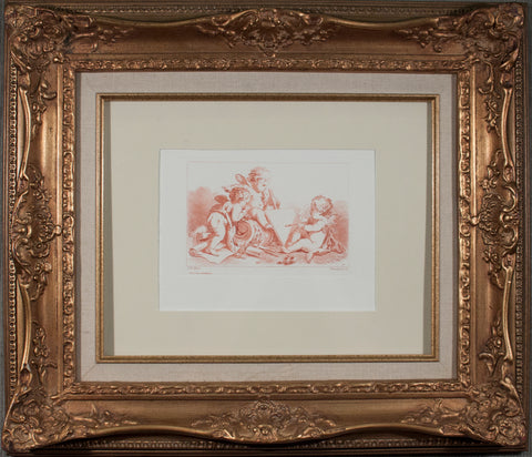 JEAN BAPTISTE HUET Three Cherubs, 1980