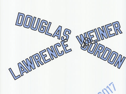 LAWRENCE WEINER Rosy-Fingered Dawn, 2017 - Signed