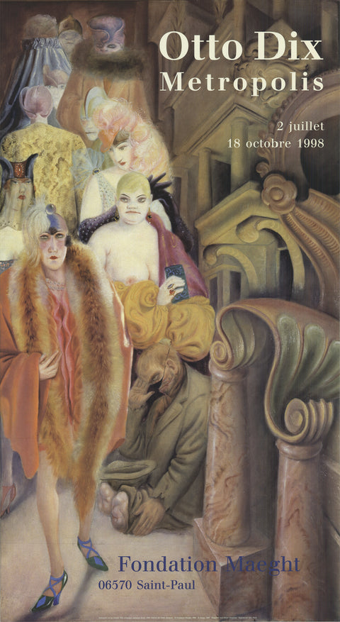 OTTO DIX Metropolis ou La Grande Ville, 1998