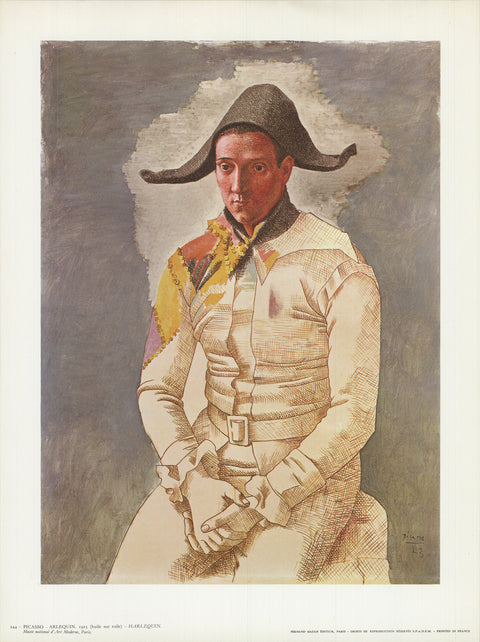 PABLO PICASSO Harlequin
