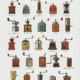 ARTIST UNKNOWN Coffee Grinders 11.75 x 9.5 Offset Lithograph 2003 Photography Multicolor