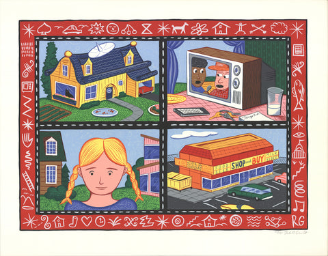 RODNEY GREENBLAT Christina's World, 1988 - Signed