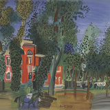 RAOUL DUFY Paddock-Deauville, 1960