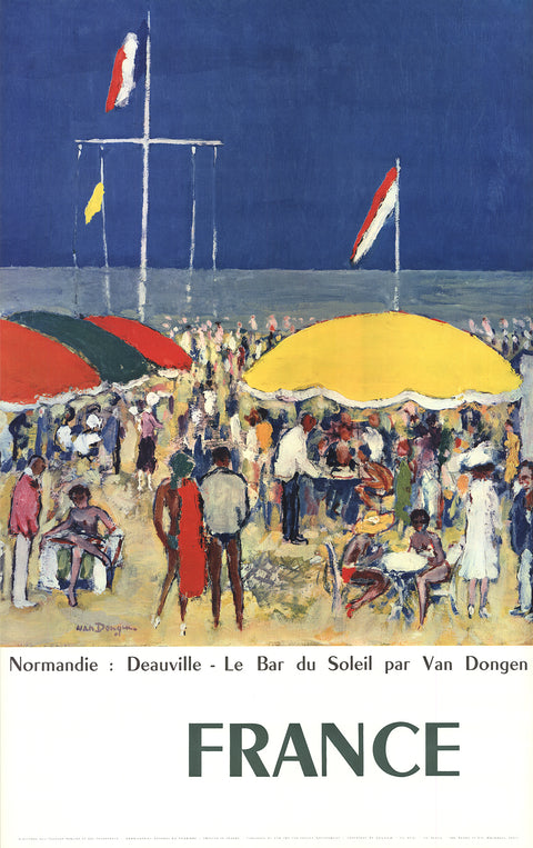 KEES VAN DONGEN Normandie-Deauville, Le Bar du Soleil, 1960