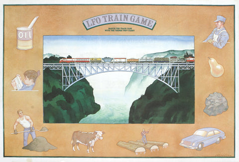 JAMES MCMULLAN LFO Train Game, 1972