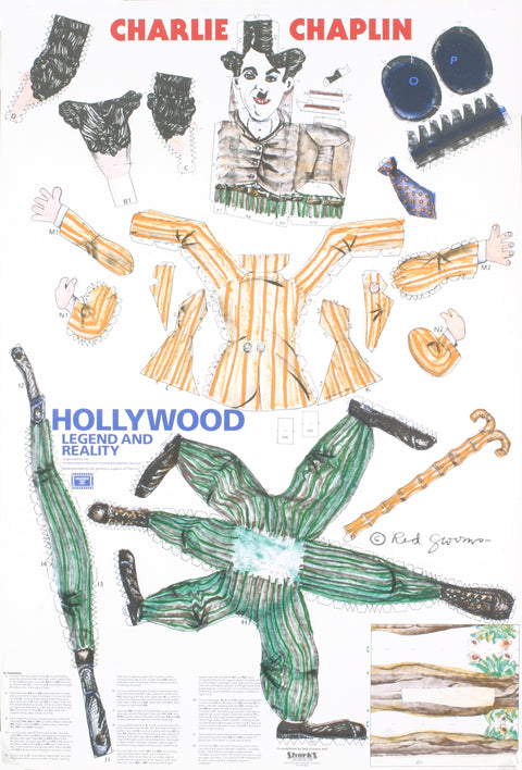 RED GROOMS Charlie Chaplin, 1985