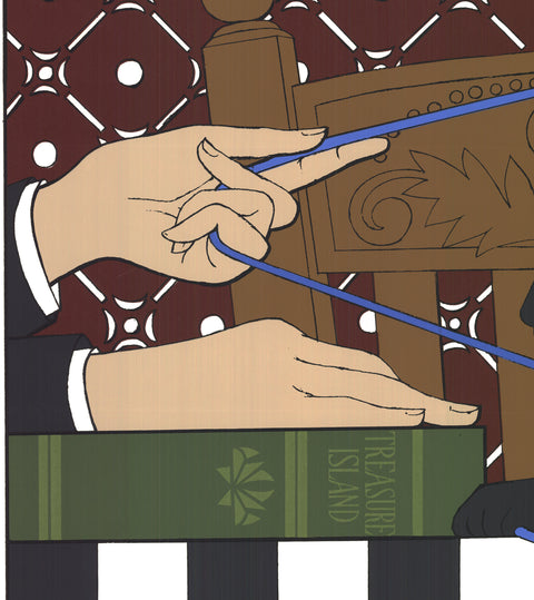 WILL BARNET Polly, Minou and Eon, 1979 - Signed