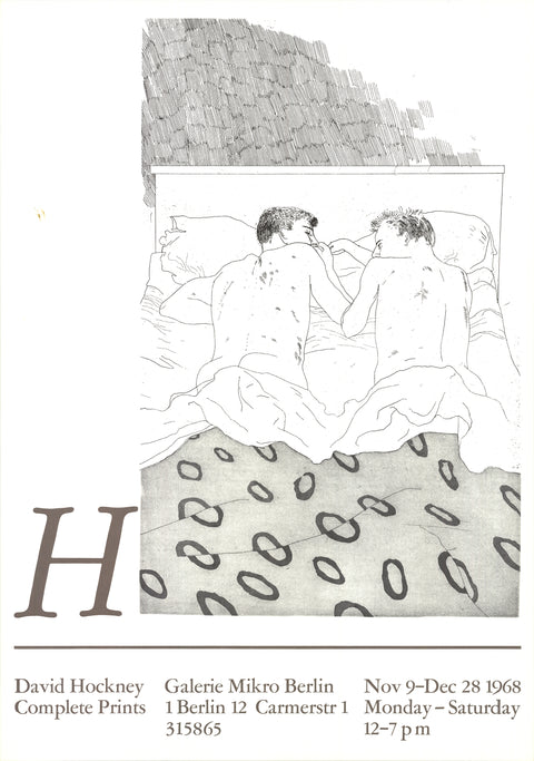 DAVID HOCKNEY Two Boys Aged 23 or 24, 1968