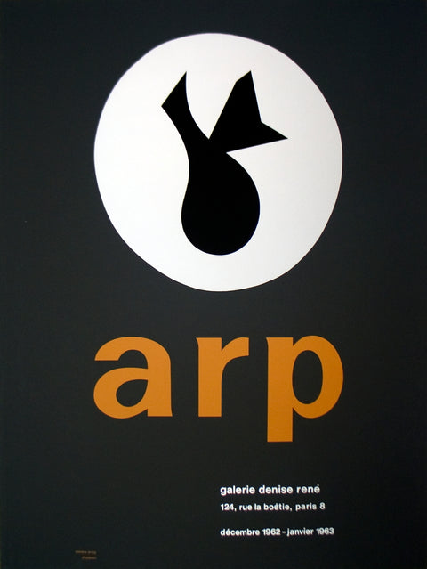 JEAN ARP Galerie Denise Rene, 1962