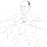 DAVID HOCKNEY Portrait of Sir John Gielgud, 1979