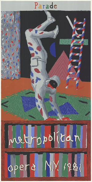 DAVID HOCKNEY Harlequin from Parade, 1981