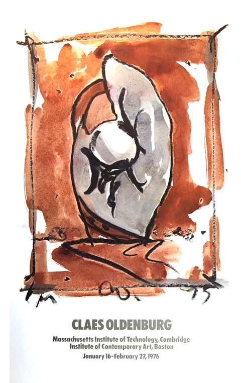 CLAES OLDENBURG Study For Standing Baseball Mitt and Ball, 1976