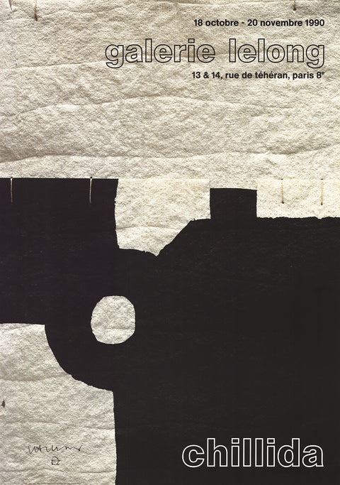 EDUARDO CHILLIDA Galerie Lelong, 1990