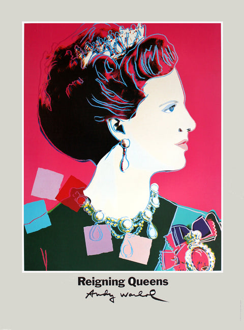 ANDY WARHOL Queen Margrethe II of Denmark, 1986