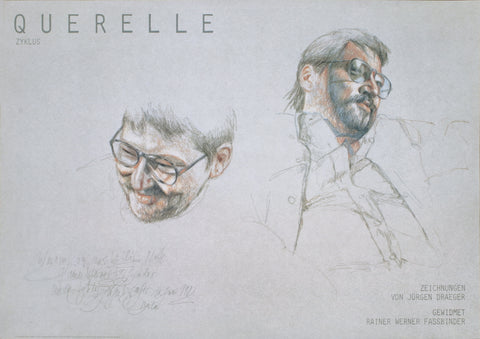 JURGEN DRAEGER "Drawings by Jürgen Draeger, dedicated to Rainer Werner Fassbinder", 1982