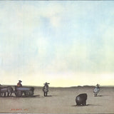 SAUL STEINBERG Crayon Et Paysage, 1973