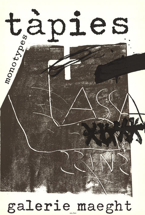 ANTONI TAPIES Monotypes, 1974