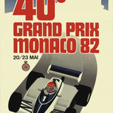 J. GROGNET Monaco Grand Prix 1982, 1982