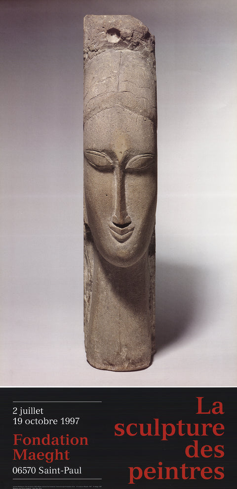 AMEDEO MODIGLIANI Tete de Femme, 1997