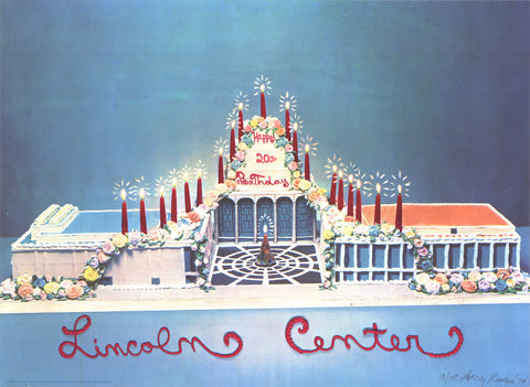 LARRY RIVERS Lincoln Center 20th Anniversary, 1979 - Signed