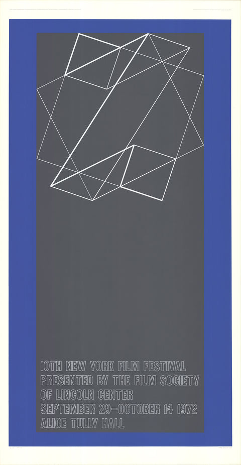 JOSEF ALBERS The 10th New York Film Festival, 1972 - Signed