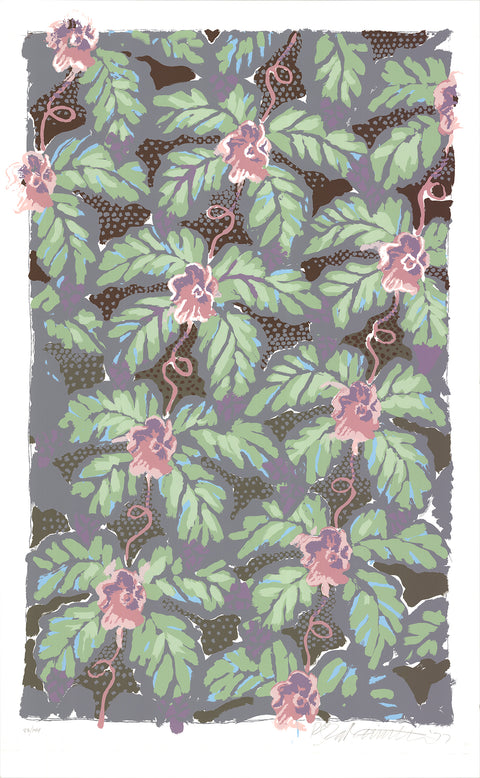 ROBERT ZAKANITCH Cascading Vines, 1977 - Signed