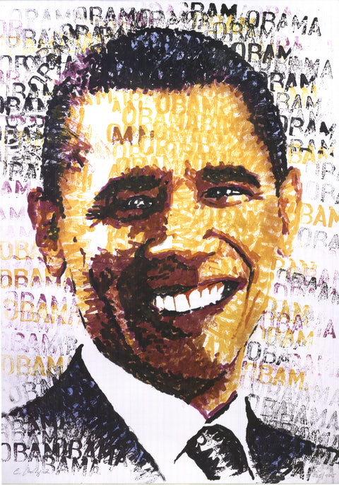 CHRIS BRITZ Obama, 2008 - Signed