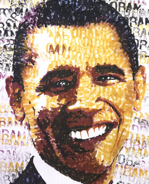CHRIS BRITZ Obama, 2008 - Signed