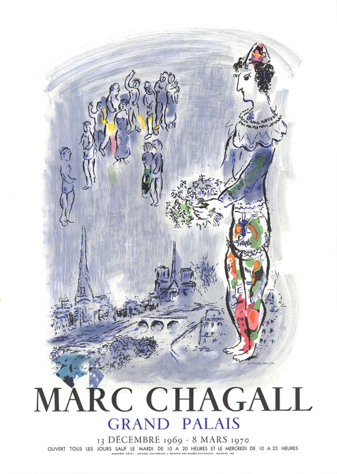 MARC CHAGALL The Magician Of Paris, 1970